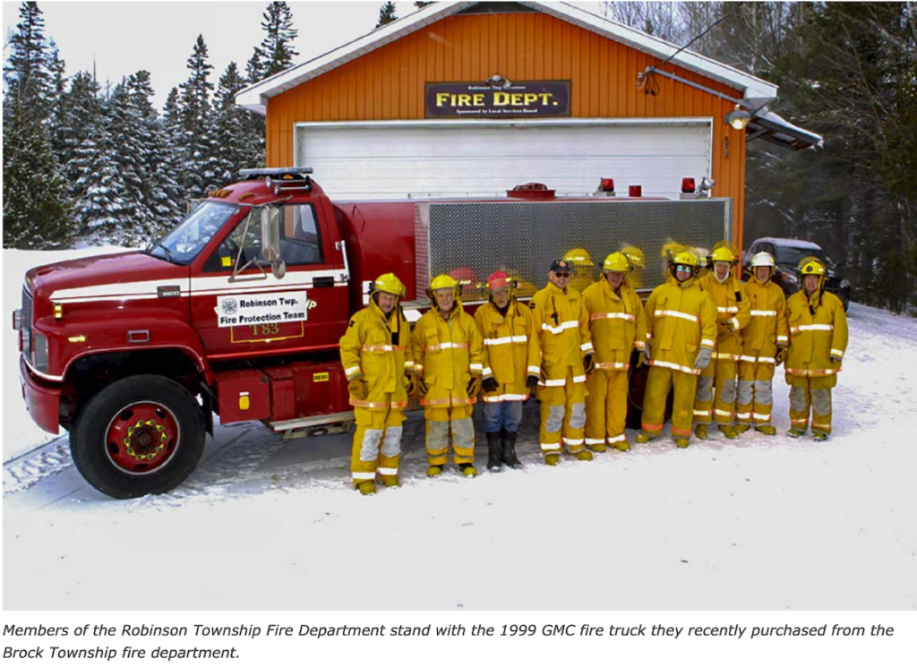 Robinson Township Fire Department Jenny's Heroes Canada